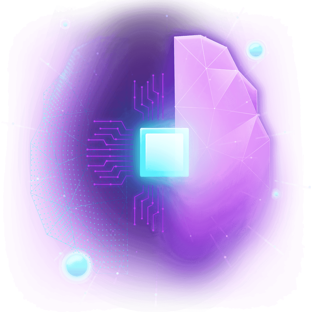 Abstract eVoyce AI profile