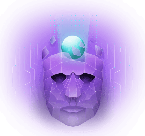 Abstract digital human profile